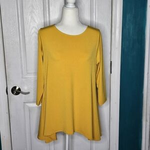 NWT Alfani Elements Marigold Petal Tunic Top Small